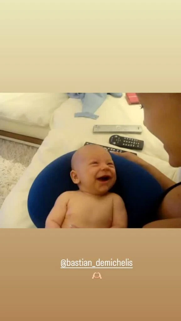 Evangelina Anderson compartió imágenes inéditas por el cumple de Bastian