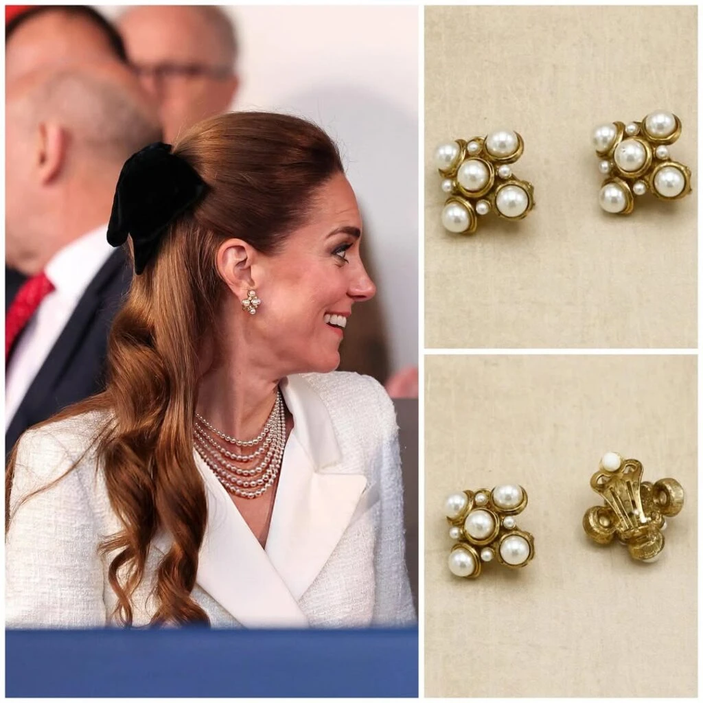 Kate Middleton apostó al blanco y brilló con un outfit de inspiración retro