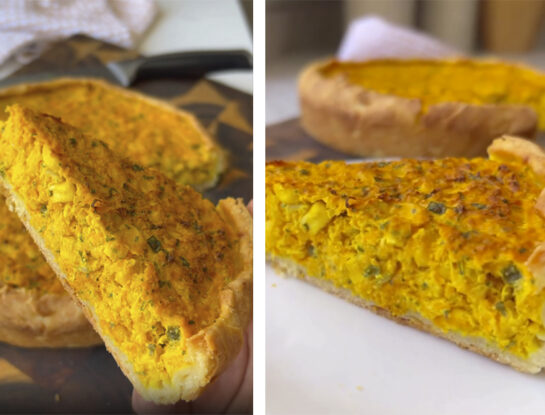 Tarta especiada de zanahoria y choclo con masa casera: la receta práctica y fácil que te resuelve la cena