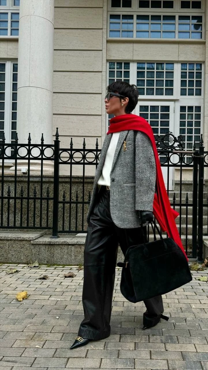 El pantalón de cuero, el nuevo comodín.