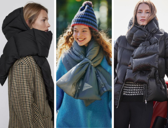 Alerta tendencia: qué son las puffer scarves que se imponen este invierno 2025