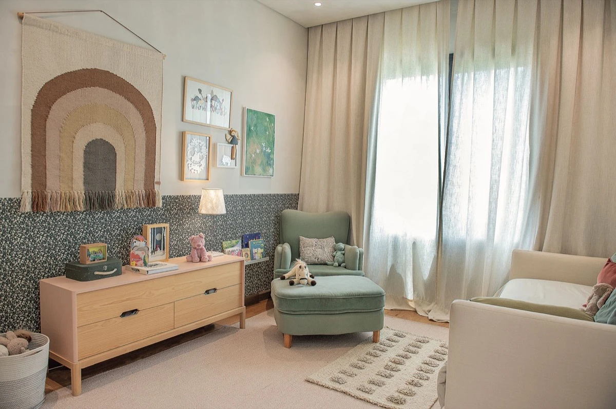 El cuarto infantil con inspiración nórdica. 