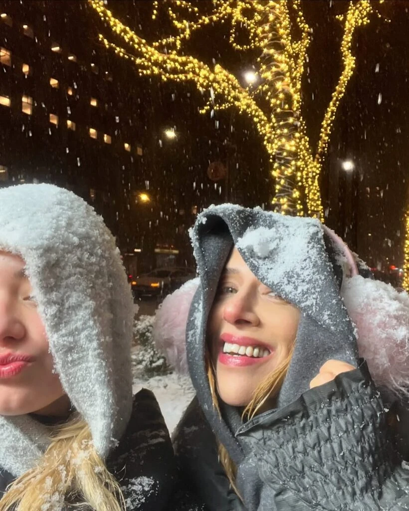 Juliana Gattas y su hija, Juana