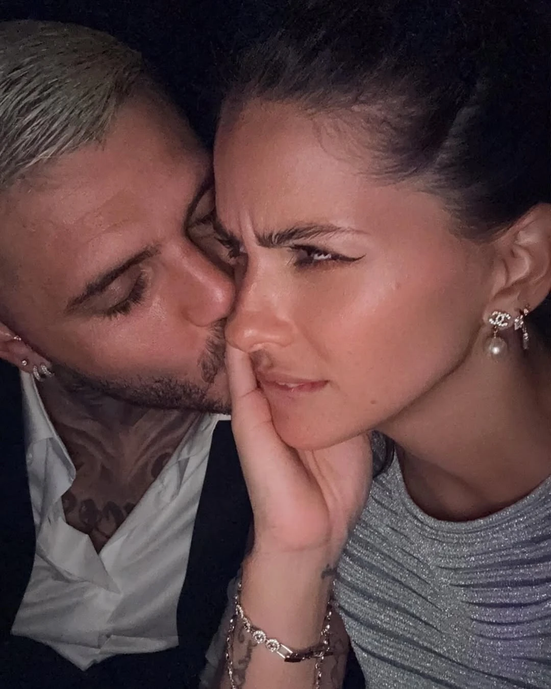 Qué le dijo la China Suárez a Mauro Icardi tras posar juntos en la alfombra roja de Ibiza