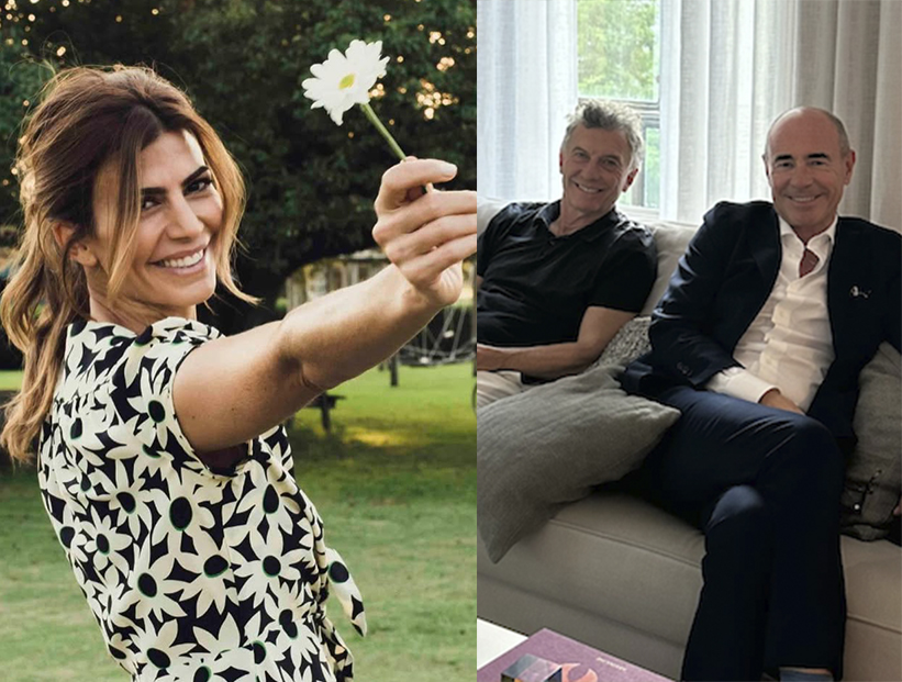 Día del Padre: los emotivos saludos de Juliana Awada para Mauricio Macri y Bruno Barbier, padres de sus hijas
