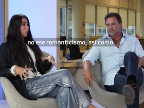 Guillermo Perez Roldan y su nueva esposa, Laia