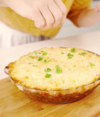 Pastel de papa y berenjena