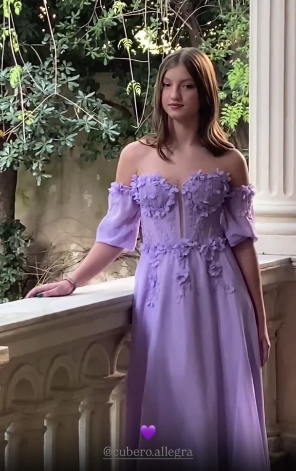 Allegra Cubero con uno de los looks que lució para revista Nubilis: ¿será así el vestido que llevará en su fiesta?