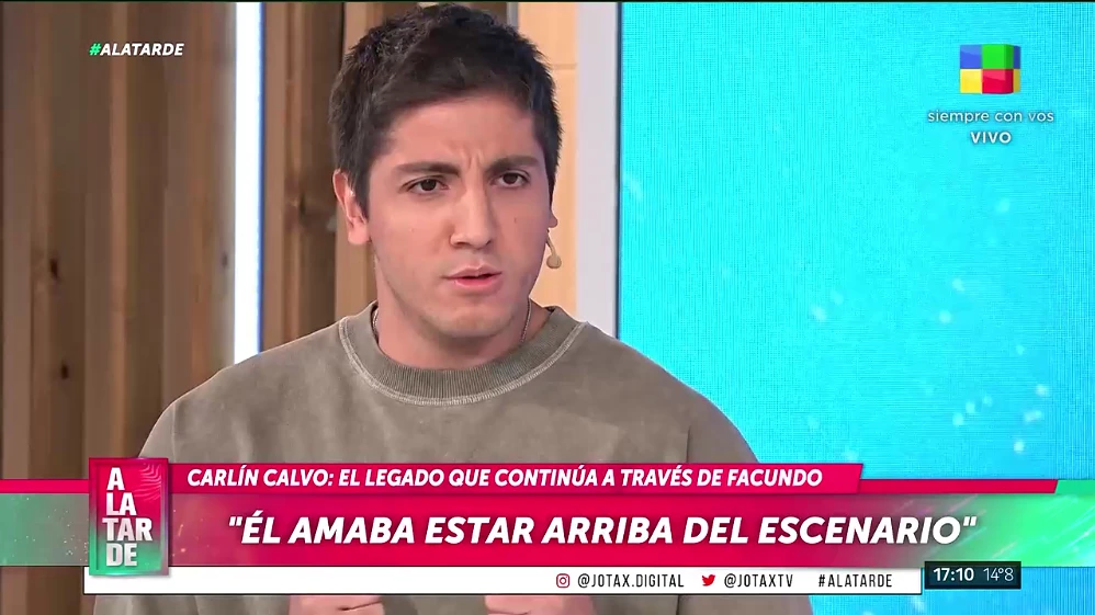 Facundo Calvo recordó a Carlín a casi cinco años de su muerte con una emotiva anécdota familiar