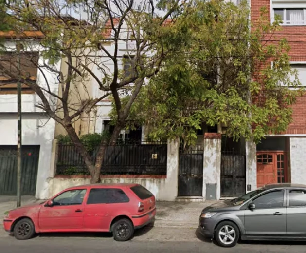 La casa de Coghlan donde vivió Cerati entre 2001 y 2003. Ahora fue demolida.