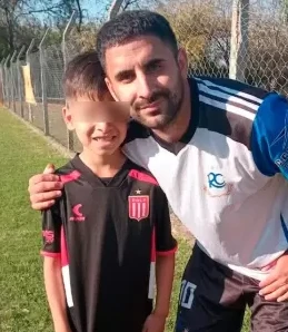 Fabián Correa con Thiago