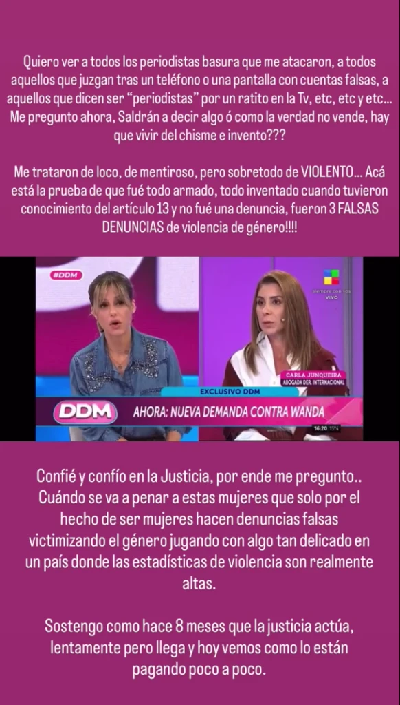 Mauro Icardi empoderado en sus redes sociales, salió a pegarle a quienes lo critican