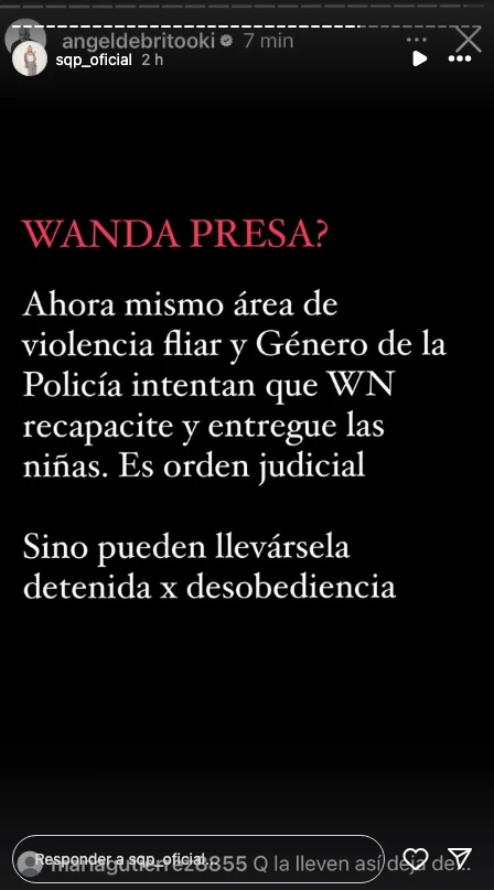 Wanda Nara y la posibilidad de que sea detenida