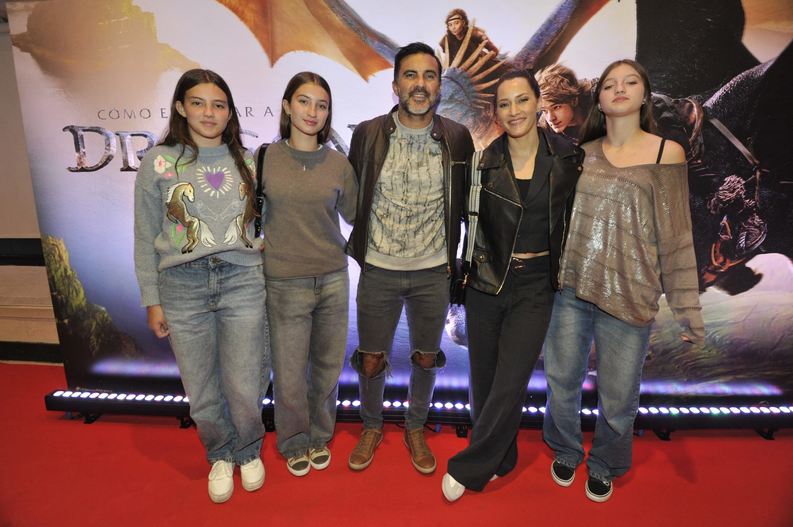 Sienna Cubero, Allegra Cubero, Fabián Cubero, Mica Viciconte e Indiana Cubero