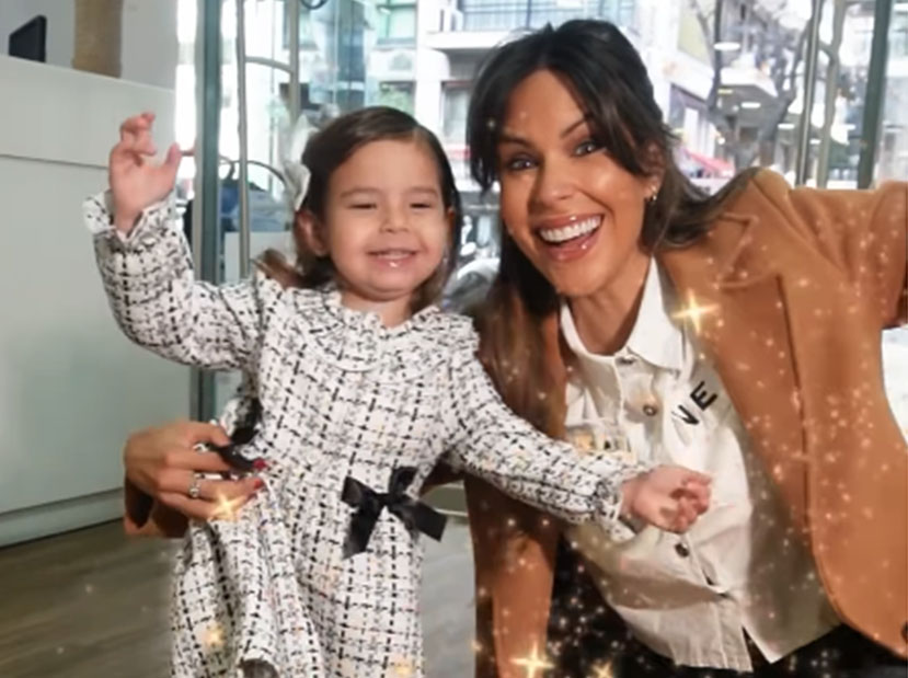 Sarah, la hija de Barby Franco, enterneció con un look sporty chic ideal para una jornada de equitación