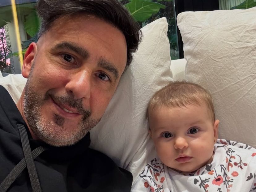 Fede Hoppe mostró cómo está Amanda, la beba de 5 meses que tuvo con Maca Rinaldi y contó cómo pasó su primer Día del Padre
