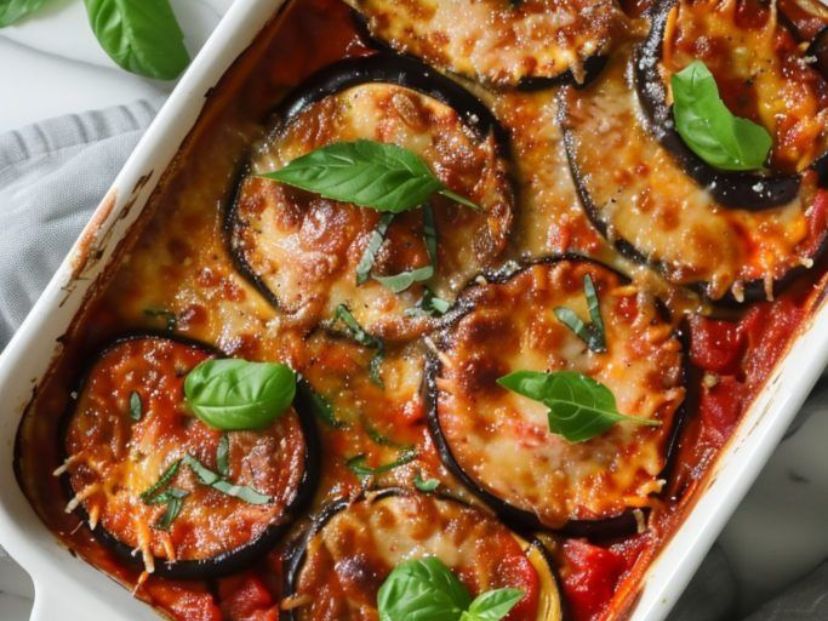 Lasaña de carne con láminas de berenjenas: una receta fácil y sin masa