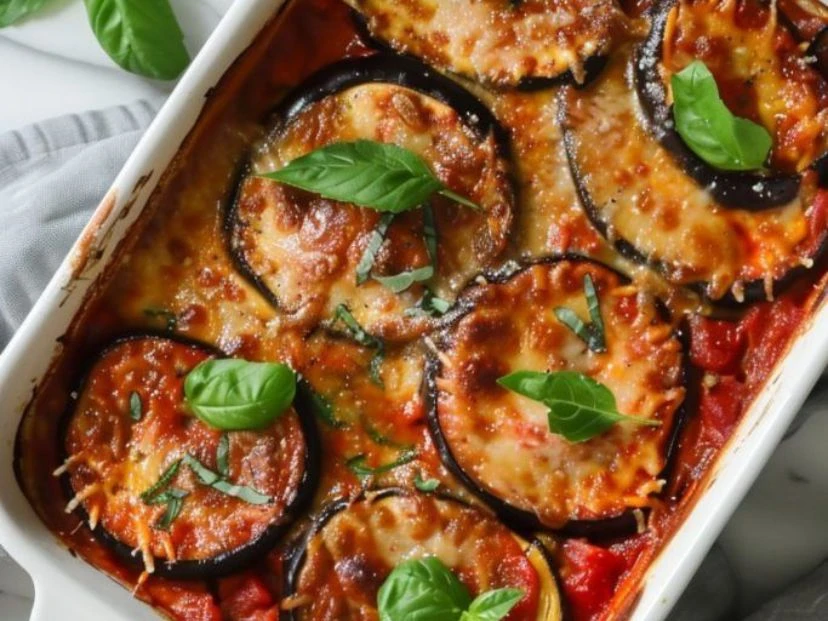 Lasaña de carne con láminas de berenjenas: una receta fácil y sin masa