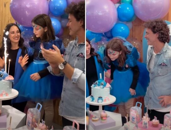 Las fotos del cumpleaños número 8 de Alma, la hija de Mariano Martínez y Camila Cavallo