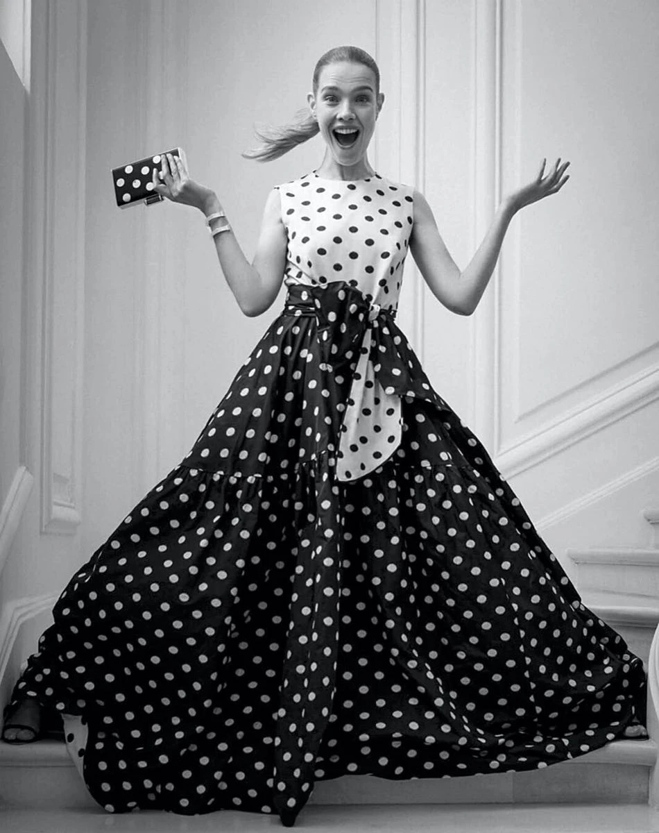 Natalia Vodianova posa para CH Carolina Herrera.