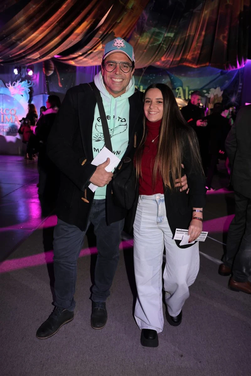 Matías Alé y su novia Martina Vignolo