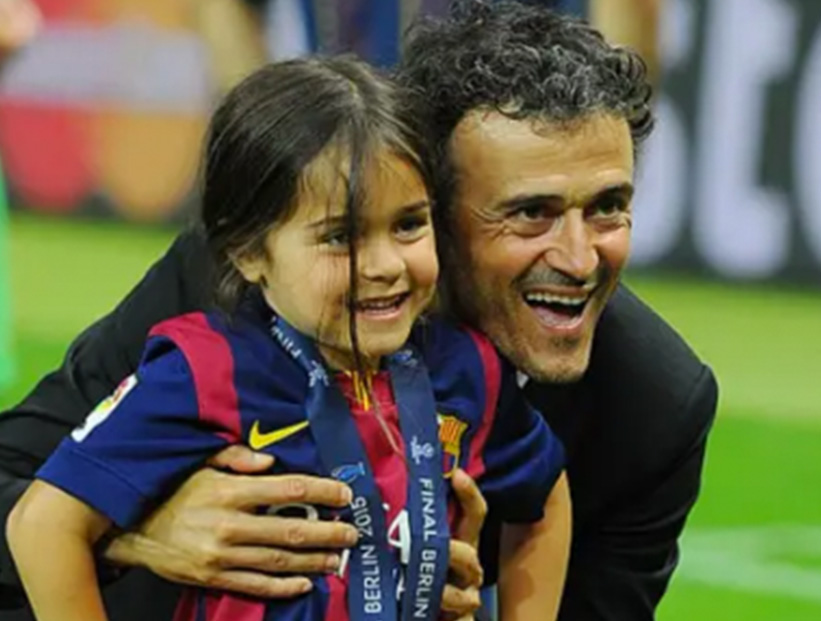 "Papá, no llores": Luis Enrique compartió cómo su hija Xana, de 9 años, vivió los últimos días de su vida
