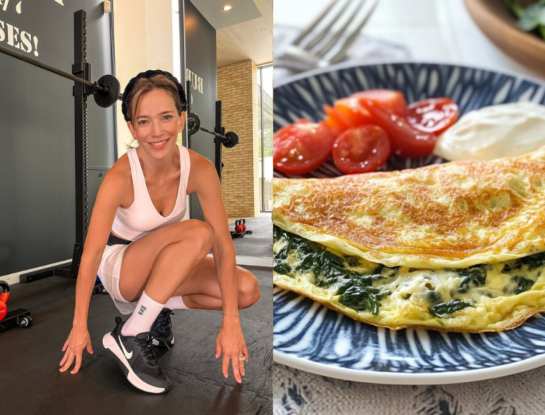 Luisana Lopilato compartió su exótico desayuno post entreno