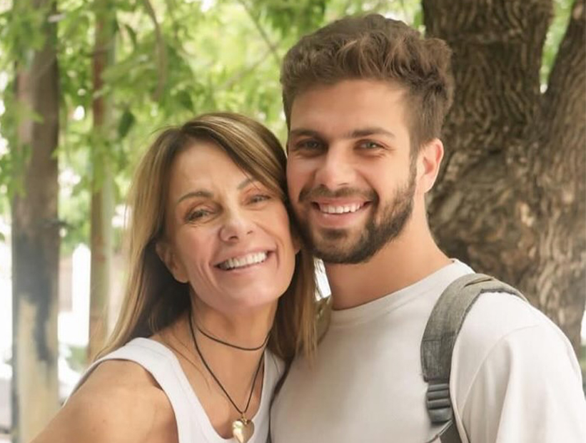 La carta abierta que Nequi Galotti le dedicó a su hijo Santos Mitre por su cumpleaños número 25: "Tenés una luz única"