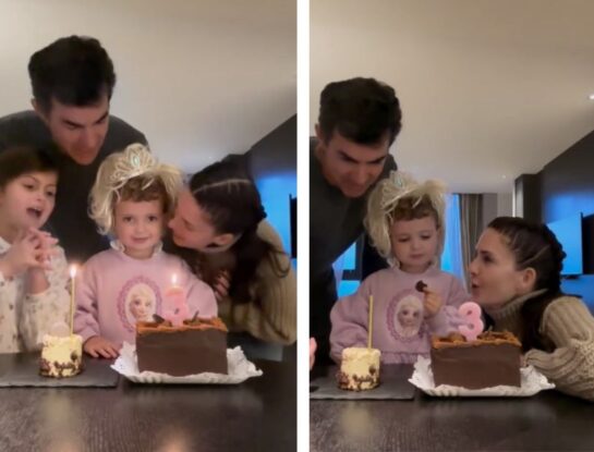 Isabel Macedo celebró los tres años de Julia, su hija menor