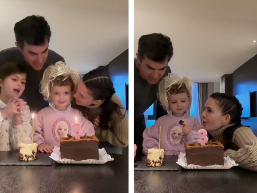 Isabel Macedo celebró los tres años de Julia, su hija menor