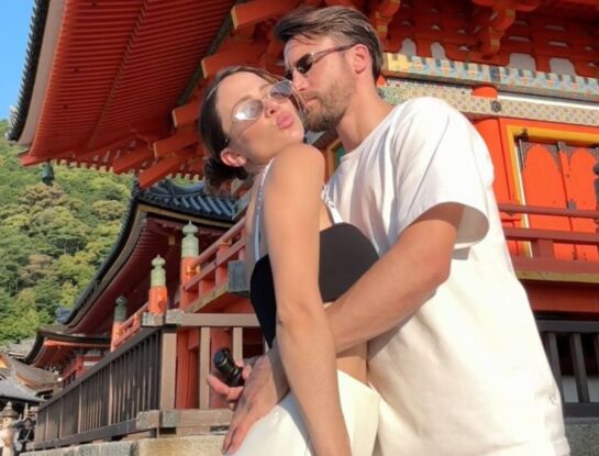 El increíble viaje de Caro Calvagni y Nicolás Tagliafico por Japón