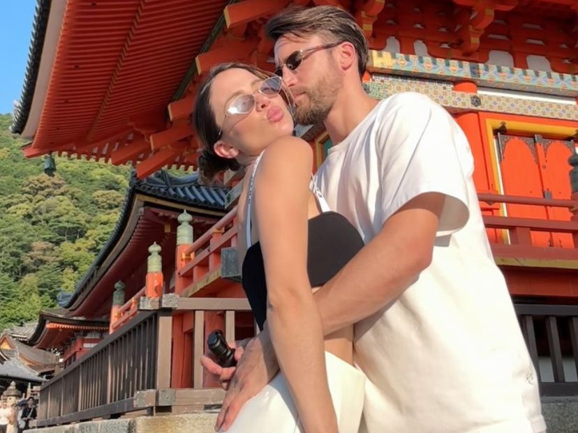 El increíble viaje de Caro Calvagni y Nicolás Tagliafico por Japón