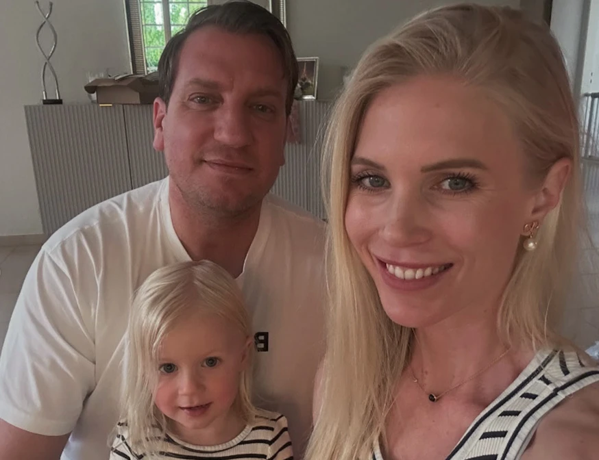 Maxi López y Daniela Christiansson