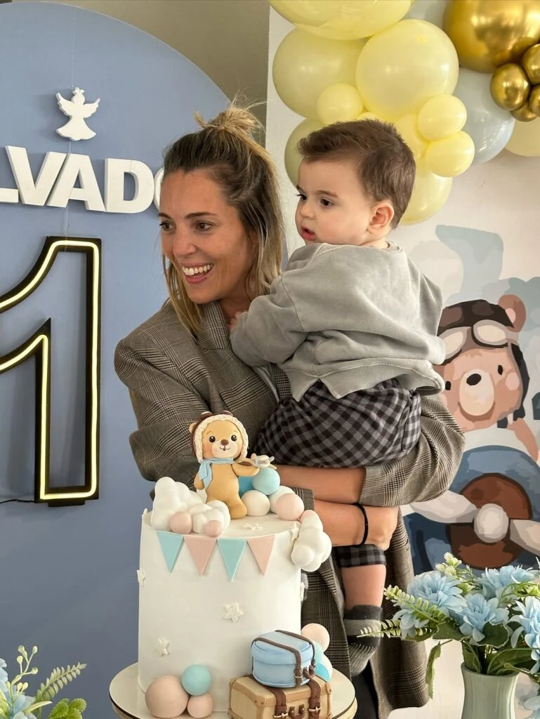 El hijo de Noe Antonelli cumplió un año. Foto: IG