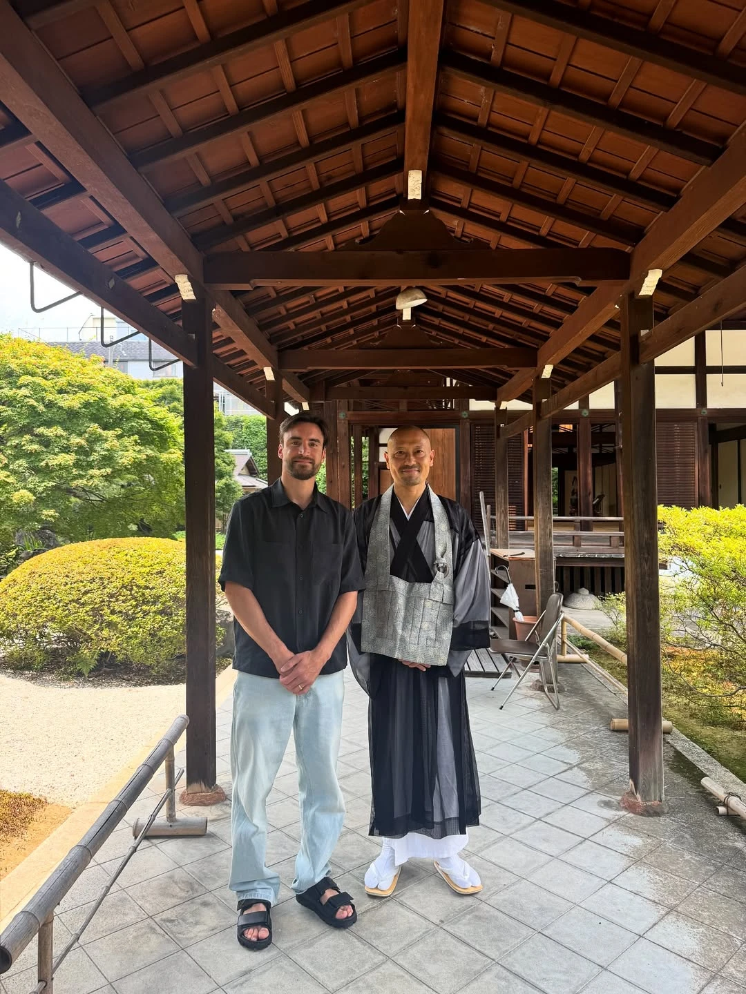 El jugador se mostró muy respetuoso de la cultura e historia japonesa. Fotos: IG.