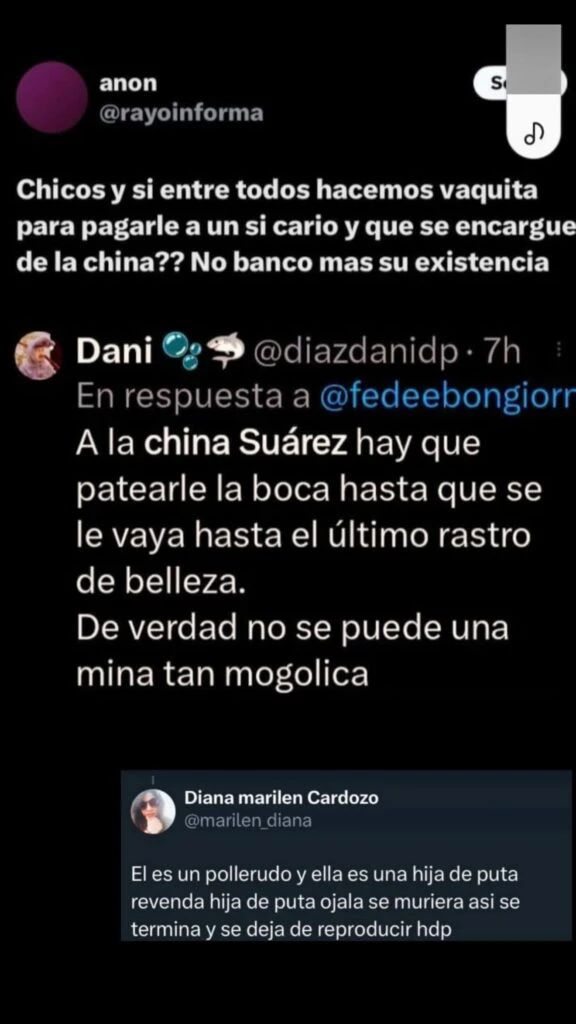 Ataque feroz contra la China Suárez