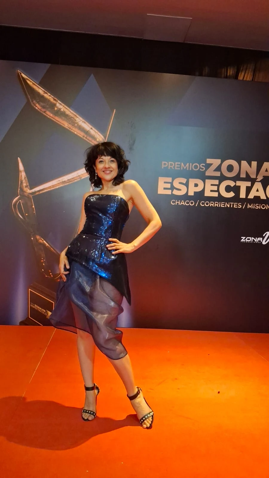 Amelia en la red carpet