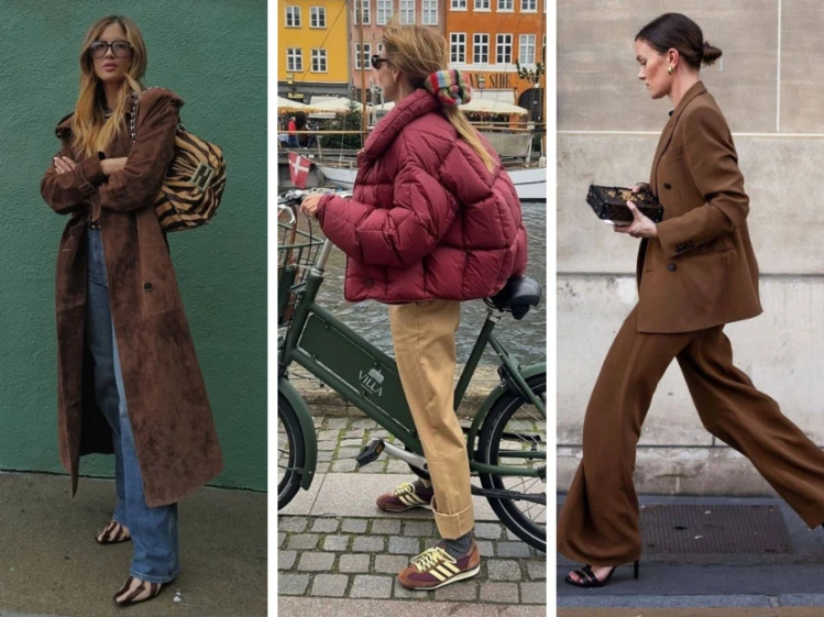 cómo llevar el mocha mousse en tus looks de invierno