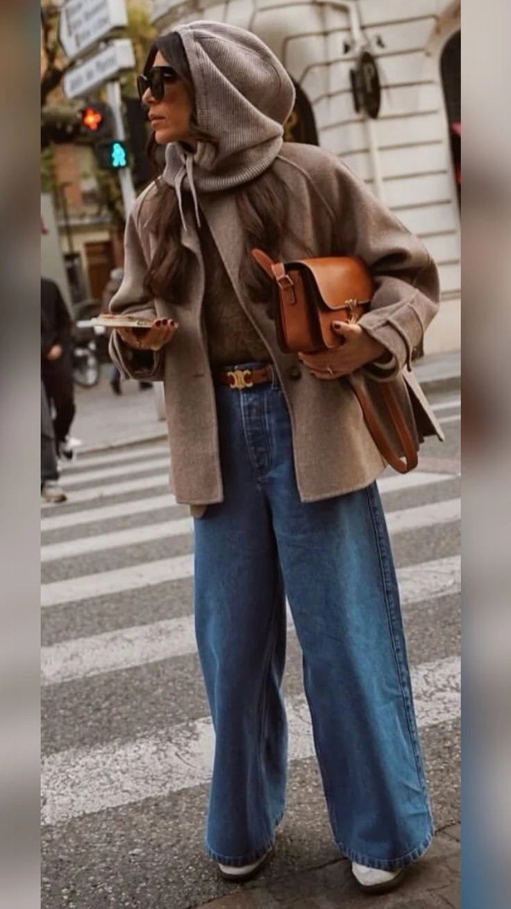 7 looks en tonos neutros para abrigarse en la semana polar