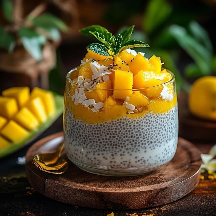 Chía pudding con mango y jengibre: un desayuno nutritivo y una receta simple de preparar

