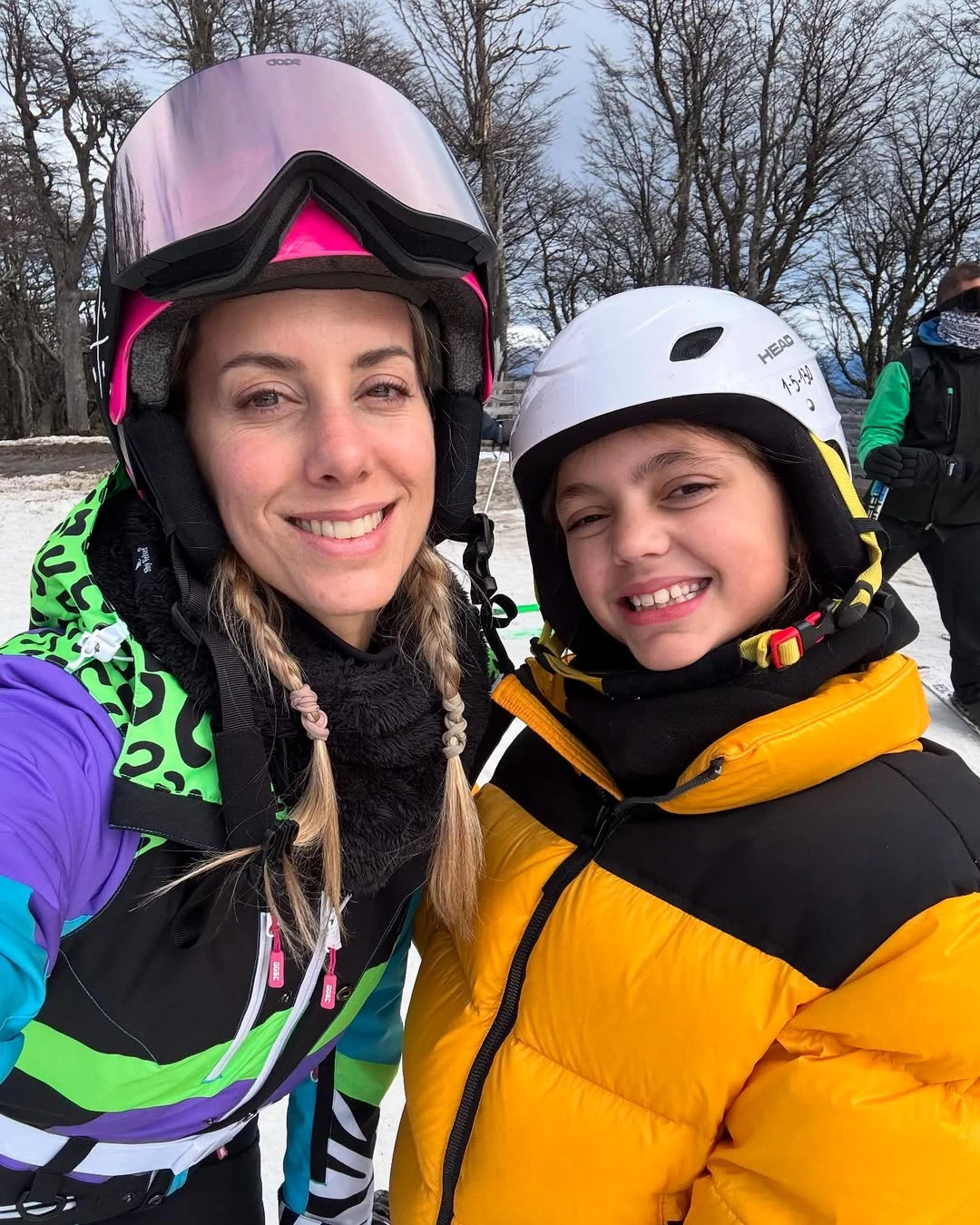 Anita y su sobrina y ahijada, Nina