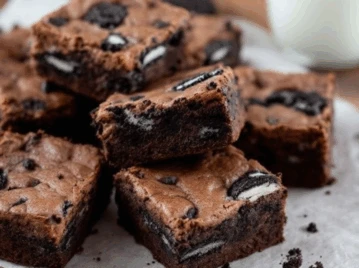 Brownie con cookies la receta más tentadora para la merienda