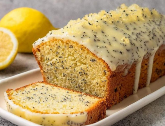 Budín de limón con semillas de amapola: una receta fácil, rica para la merienda