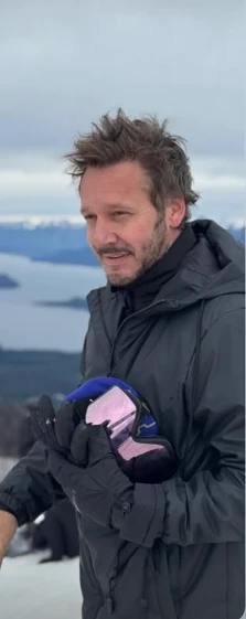 Benjamín Vicuña coincidió y viajó a la Patagonia con los hijos que tuvo con la China Suárez