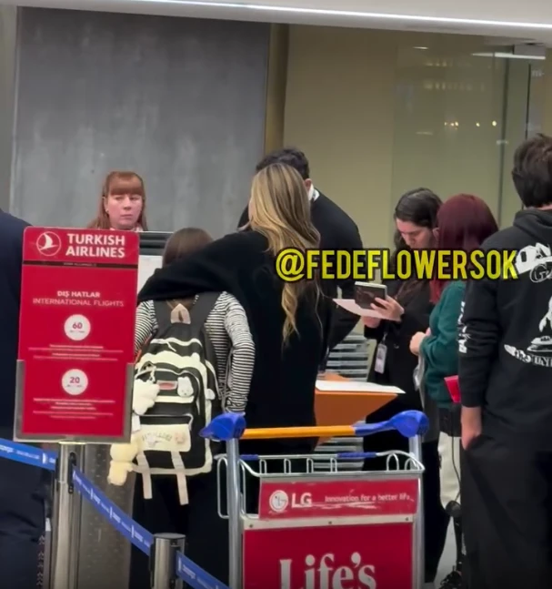 Las fotos de la China Suárez rumbo a Turquía con sus hijos. Foto Instagram Fede Flowers