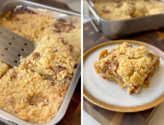 Crumble de banana y dulce de leche: la receta fácil y rica para endulzar el feriado