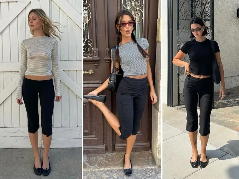 Alerta tendencia: las leggings con flats es la combinación que todas quieren
