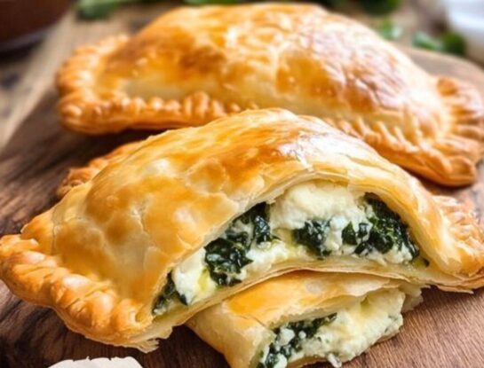 Empanaditas de masa filo con espinaca, queso de cabra y pasas: una receta crocante, original y muy fácil
