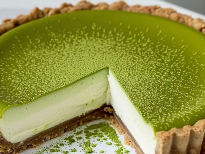 Cheesecake de matcha