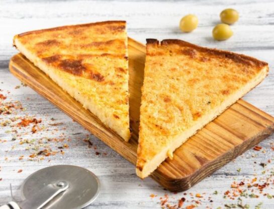 Cómo hacer fainá rellena de espinaca con chutney de tomates secos: una receta ideal para compartir